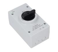 Generic Interrupteur de Déconnexion PV DC, Commutateur d'isolement DC Photovoltaïque IP66 Compact 1000V 32A pour le Système Solaire