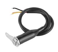 Generic Interrupteur de Guidon de Moto en Acier Inoxydable de Haute qualité 12 V avec Lumière Bleue LED pour Rénovation Générale de Moto Rétro pour Phares, Contrôle des Projecteurs - Support de (1 *