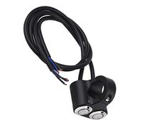 Generic Interrupteur de Guidon de Moto, Voyant Marche/arrêt Durable pour Phare Antibrouillard, Frein pour Guidon de 7/8 Pouces, Ajustement Universel pour Modification de Moto, Alliage D'aluminium