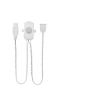 Generic Interrupteur de Lumière à Capteur IR avec Interface USB, Interrupteur Intelligent activé par Le Mouvement pour Garages, Faible Consommation D'énergie (White)