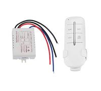 Generic Interrupteur de Télécommande RF pour Lampe, Anti-interférence, S'applique au Plafonnier, adapté à la Lumière LED, Facile à Utiliser (MR701 Charge monocanal 1 * 1000W)
