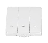 Generic Interrupteur D'éclairage à Distance, Contrôleur à 3 Gangs Compatible WiFi pour un Contrôle et une Planification Faciles dans le Bureau à Domicile ABS