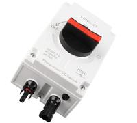 Generic Interrupteur PV DC Ignifuge, Interrupteur de Déconnexion Solaire 1200V DC 32A 4P, Idéal pour L'isolation du Moteur pour les Systèmes D'énergie Solaire (Version de base)