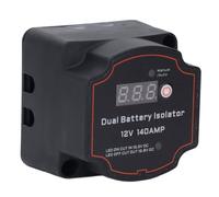 Generic Isolateur de Batterie Double, Contrôle Manuel Automatique, étanche IP68, Relais 140A pour ATV, UTV, Camping-car, Haute Performance, 1 unité
