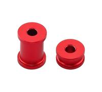 Generic Isolateur D'essieu Arrière En Alliage D'aluminium, Portable, Support, Pièce de Rechange, Haute Performance, Compatible, pour 1/7, Rouge