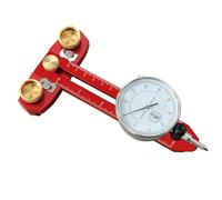 Generic Jauge d'alignement de Scie à Table avec Indicateur à Cadran de 0 à 10 Mm pour Rails à Fente en T de 3/8 X 3/4", Compatible avec les Scies à Table, les Tables de Toupie et les Scies à