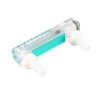 Generic Jauge de Débit de Gaz de Précision -1 1-5LPM, Panneau Acrylique Transparent avec Flotteur Noir, pour la Mesure des Gaz de Haut Fourneau