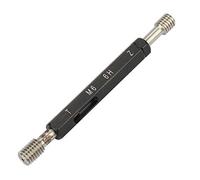 Generic Jauge de Filetage en Acier de Haute qualité pour une Mesure Précise du Filetage Interne, Tige Conique ou Double Vis (#4)