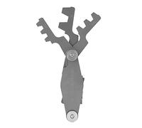 Generic Jauge de Filetage, Outil de Mesure du Pas de Vis en Acier au Carbone de Haute qualité pour une Utilisation Pratique, Matériau Durable, pour la Mécanique (Gabarit de filetage en forme de T à