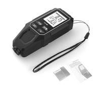 Generic Jauge D'épaisseur de Revêtement Testeur Haute Définition Reconnaissance Automatique pour la Détection de Surface de Peinture de Véhicule Batterie au Lithium Polymère Noir (BLACK)