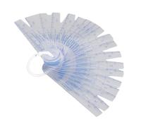 Generic Jauge D'épaisseur en Plastique à 20 Feuilles, Outil de Mesure à Large Plage de 0.05 à 2mm pour L'industrie électronique Automobile, Réduisant les Erreurs de Production