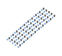 Generic Jeu de Connecteurs de Valve Pneumatique avec 50 Têtes pour Extrudeuse Accessoires D'imprimante 3D PTFE ECAS04 - Durable et Pratique - Convient aux Amateurs de Bricolage - 50 Pièces