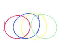 Generic Jeu de Cordes de Remplacement pour Ukelele en Nylon coloré, 4 Pièces, Son Clair et Lisse, Durable, pour Débutants en Ukelele