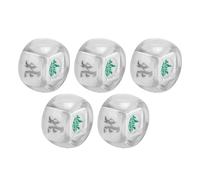 Generic Jeu de Dés de Divertissement, Belle Apparence, Dés de Sphère Nord Est Sud-Ouest pour Les Joueurs de Mahjong (Transparent)