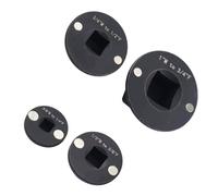 Generic Jeu de Douilles D'adaptateur de Réduction D'entraînement à Profil Bas pour une compatibilité Universelle des Outils dans les Espaces Restreints 4 Pièces en Acier Cr Mo