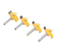 Generic Jeu de Fraises à Aplatir la Surface en Bois, Ensemble D'embouts de Toupie Tranchants et Résistants aux Chocs pour Cadres D'armoires et de Tiroirs en Bois