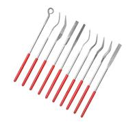 Generic Jeu de Limes Diamantées de Forme Spéciale, Outils de Meulage Résistants à L'usure pour Engrenages et Roulements, Ensemble de 10 Pièces pour Mécaniciens Professionnels