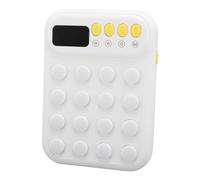 Generic Jeu de Mémoire électronique Portable pour Enfants Casse-tête Multifonctionnel Puzzle Formation de Concentration Plastique Portable pour Le Développement Cognitif (White)