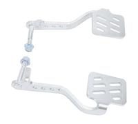 Generic Jeu de Pédales D'accélérateur en Acier pour Go Kart, Surfaces Antidérapantes, Remplacement de la Pédale D'accélérateur pour Carter Go Kart, pour Type Vintage