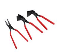 Generic Jeu de Pinces à Cintrer la Tôle, 3 Pièces, Outils de Cintreuse en Métal Durables 45 90 180 Degrés pour les Réparations Automobiles CVC