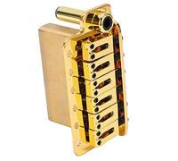 Generic Jeu de Ponts Trémolo en Laiton doré pour Guitare électrique ST, Fabrication Soignée, Opération Facile pour des Exigences élevées