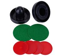 Generic Jeu de Rondelles Légères de Hockey sur Glace, Remplacement Rapide et Facile pour Les Fans de Jeux de Table, en Plastique Bleu Vert Rouge pour Les Passionnés