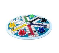 Generic Jeu de société Ludo pour 6 Joueurs, Ensemble de Voyage, Jeu Familial Interactif pour Les âges, Caoutchouc et Tissu (Hauteur 0,91 Pouce Diamètre 0,59 Pouce)