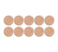 Generic Jeu de Tampons en Liège pour Valve de Broche, pour L'entretien du Trombone, Couleur Bois, Taille Standard, pour Joueurs D'instruments, 10 Pièces