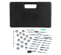 Generic Jeu de Tarauds et Filières en Acier traité Thermiquement Durable, Ensemble D'Outils de Taraudage Manuel pour Machines, Outils Manuels Robustes M3-M12