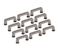Generic Jeu de Vis à Rivets en Métal, Fixation Durable pour L'artisanat du Cuir, Portefeuille, Sac, Décorations de Ceinture, 20 Ensembles (GRAY)