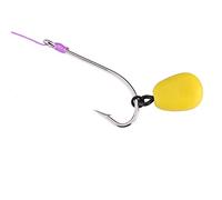 Generic Jeu de Vis pour Appâts de Pêche Durables en Acier pour Une Connexion Rapide aux Hameçons, 10 Pièces Accessoires de Matériel de Terminal de Boucle de Lien de Cheville Pop-up pour des Actions