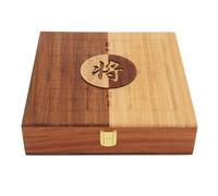 Generic Jeu D'échecs Chinois Haut de Gamme en Alliage D'aluminium, Collection Xiangqi Durable et élégante avec Plateau Pliable, Idéal pour Les Réunions de Famille et comme Cadeau