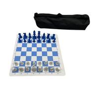 Generic Jeu D'échecs Pliable, Jeu D'échecs de Tournoi, échiquier de Confortable, Jeu de Société International pour L'extérieur, L'intér, sac à main à fermeture éclair