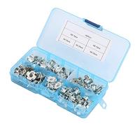 Generic Jeu d'écrous en T, écrou en T, en Captif en Acier au Carbone galvanisé, Kit d' en, Fournitures Industrielles de Remplacement Industriel pour Matériel 'atelier, Accessoires