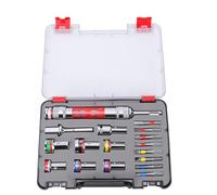 Generic Jeu D'embouts de Douilles, Barre D'extension de Douille en Acier allié avec Tailles 8 10 11 13 14 17 19MM pour Armoire de Réparation de Meubles D'installation à Domicile