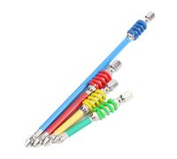 Generic Jeu D'embouts de Tournevis à Manchon en Caoutchouc isolé PH2 Durable pour Perceuse à Percussion, Tige Hexagonale de 1/4 Pouce, pour Atelier Professionnel, Acier allié S2, 4 Pièces