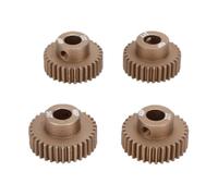 Generic Jeu D'Engrenages à Pignon RC M0.53 48DP 5mm, Engrenages Durables Haute Performance pour Voiture 1/10 RC 7075 en Alliage D'aluminium 4 Pièces