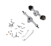 Generic Jeu D'essieux Avant et Arrière en Alliage D'aluminium pour Voiture sur Chenilles SCX30 1/30 RC, Remplacement Robuste et Léger pour des Performances Améliorées