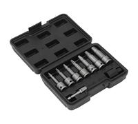 Generic Jeu D'extracteurs de Vis D'entraînement 3/8 Robustes pour un Retrait Rapide et Facile des Vis et Boulons Dénudés pour un Usage Domestique et en Garage, 9 Pièces
