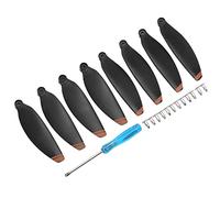 Generic Jeu D'hélices de Drone, Lames à Dégagement Rapide à Faible Bruit pour Mini SE, Accessoires 4 Paires, Noir Orange