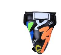 Generic Jockstrap Respirant pour Enfants de 5 à 9 Ans, Protège-aine pour Boxe Sanda Taekwondo, 2 Couleurs (Black)
