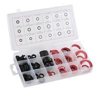 Generic Joint Torique NBR Résistant à L'usure, Joint de Plomberie, Jeu de Rondelles en Caoutchouc pour Pompe à Valve, 141 Pièces