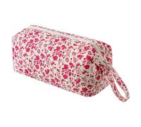 Generic Joli étui de rangement portable avec poignée et fermeture éclair - Grande capacité pour sèche-cheveux Airwrap Shark Flexstyle, blanc/rouge, 13.78x5.51x5.91(inch), Décontracté