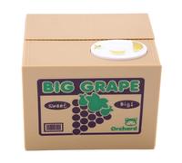 Generic Jolie Boîte D'économie d'argent en Forme de Chat Volant, Jolie Tirelire Automatisée pour Enfants, Fabriquée en Plastique de Haute qualité, pour Enfants (Chat Raisin)