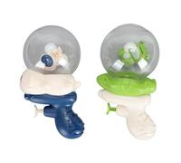 Generic Jouet à Pistolet à Eau, Grand Réservoir d'eau Aquareuse Paillette de Jeu Batterie 2 Pcs Interactifs éducatifs Sûrs pour Le Sable de Plage