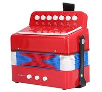 Generic Jouet Accordéon pour Enfants, 7 Touches, Facile à , Compétences d'entraînement, Mini Instrument de Musique, sans Danger pour Les Enfants