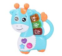 Generic Jouet Clavier Animal, Drôle de Girafe éducatif Dessin animé Jouet Clavier pour les Enfants (BLUE)