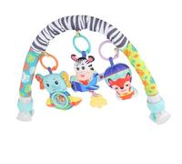 Generic Jouet D' de Poussette pour bébé, Jouet de Stimulation Visuelle à Rayures Noires et Blanches avec Corde de Suspension Rotative 360° et Pinces, pour les Nouveau-nés à 1 an