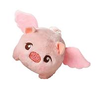 Generic Jouet de Cochon Volant, Pp Coton Tremblement de Queue de Cochon Confortable Jouet en Peluche pour Portefeuille pour Enfants (PINK)