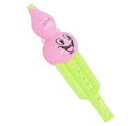 Generic Jouet de Flûte à Motif de Dessin animé pour Enfants, Instruments de Musique de Simulation Exquis pour les Enfants de Plus de 3 Ans (vert + rose)